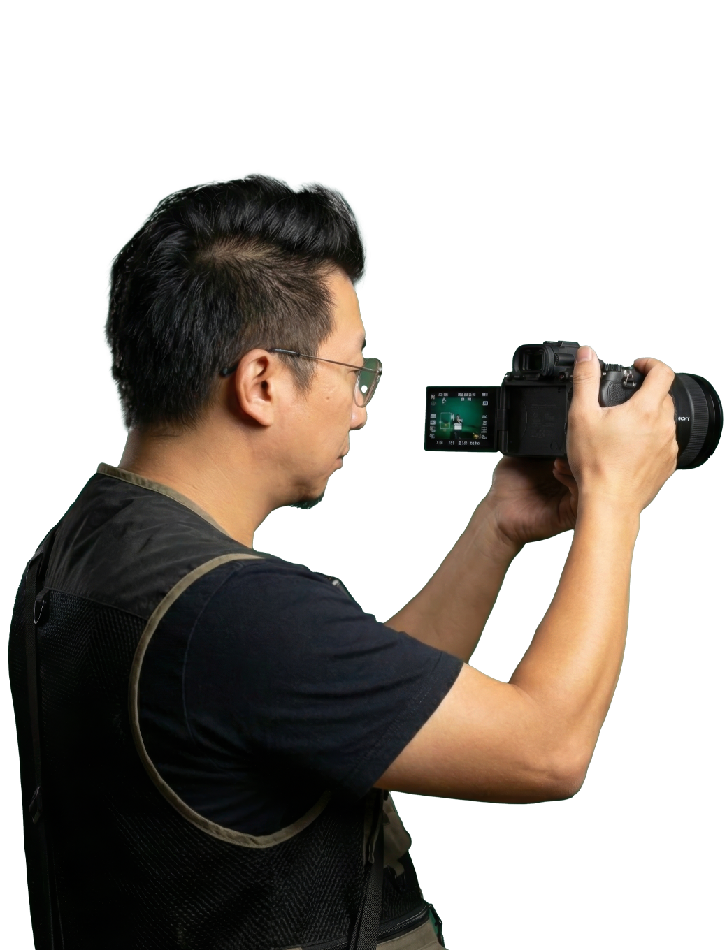 拍摄现场的工作瞬间