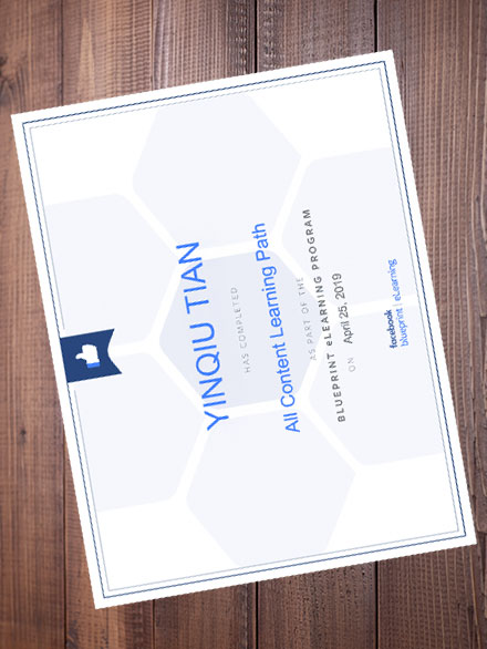 Facebook Blueprint certified